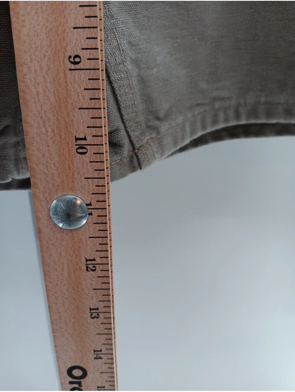 Carhartt Carpenter Shorts Mens 40 Tan Canvas Thick Workwear Outdoor 10